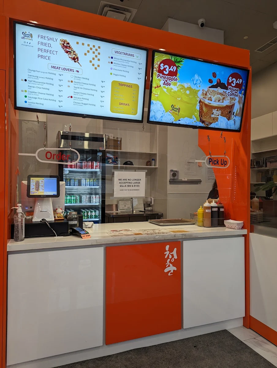 Menu, Chungchun Rice Hotdog Stockyards
