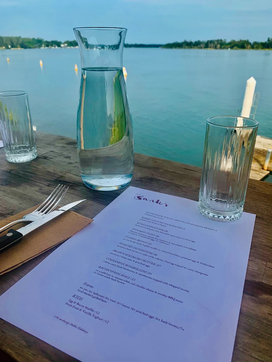 Menu, Banks