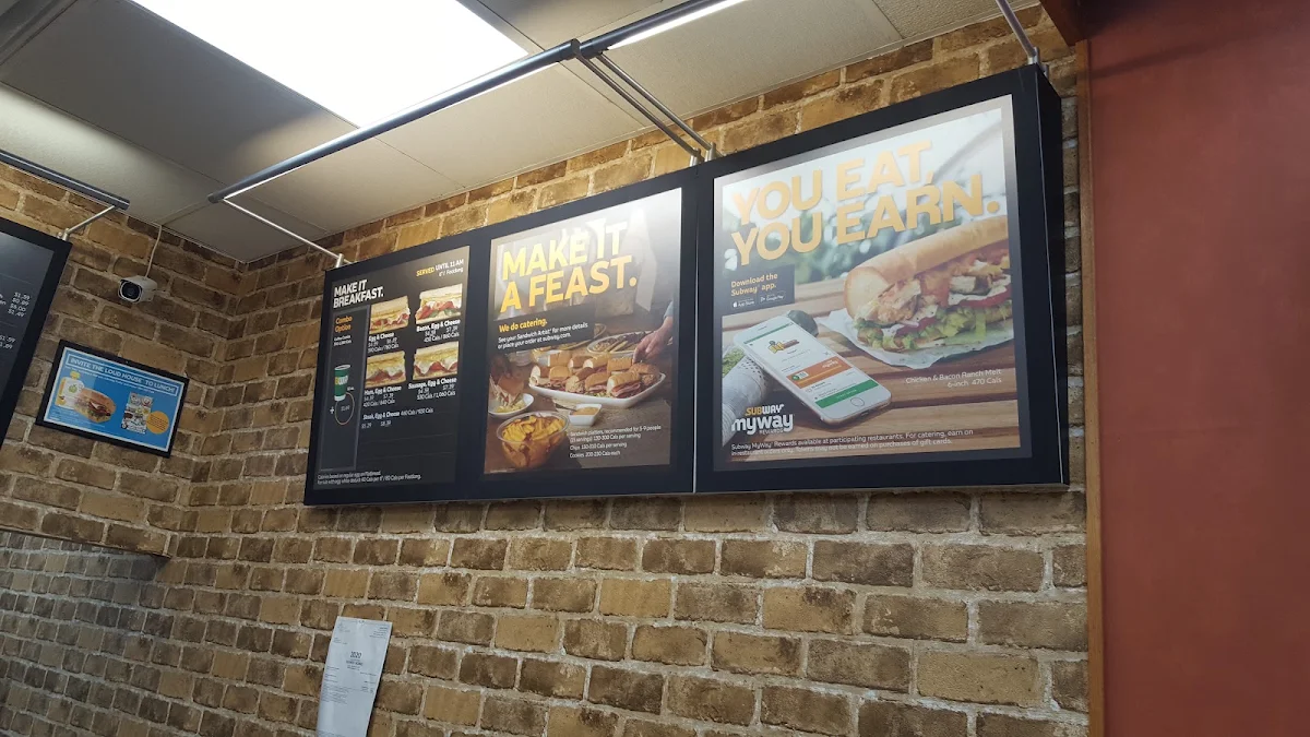 Menu, Subway