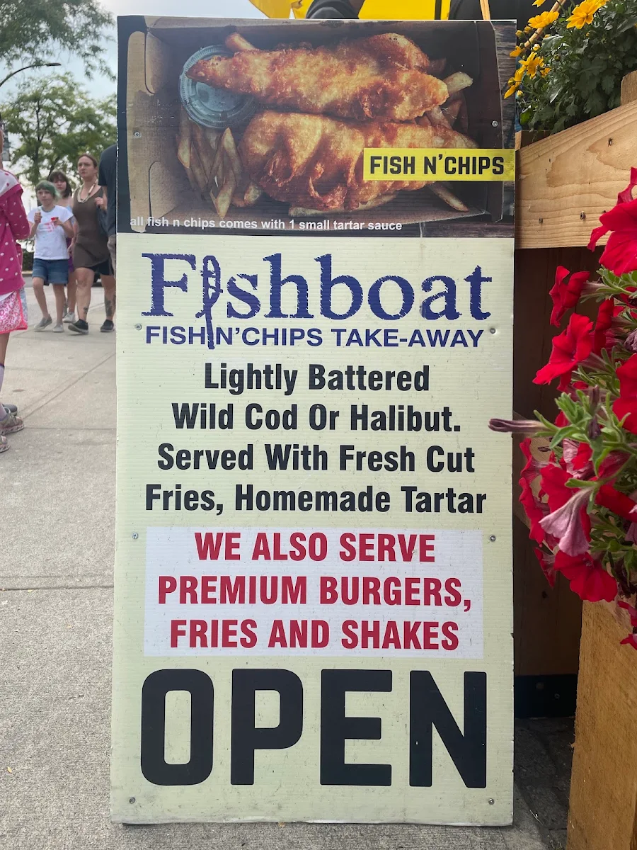Menu, Fishboat Restaurant