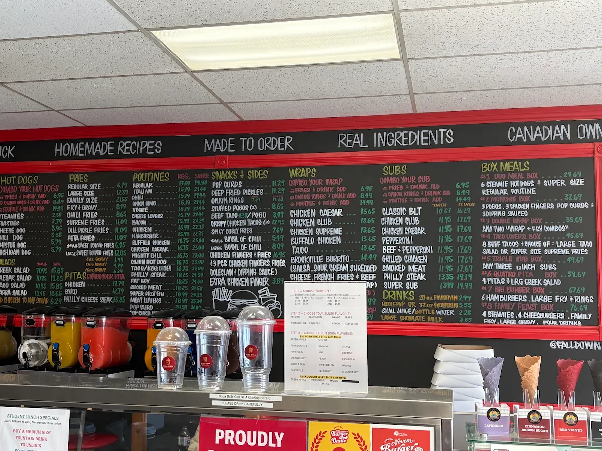 Menu, Karra's Burgers & Fries Morrisburg