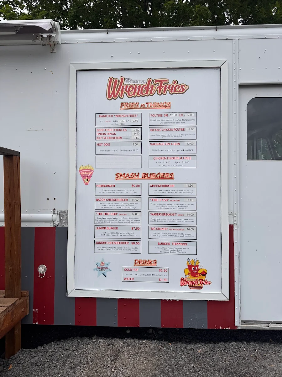 Menu, Mrs. Christie's Wrench Fries