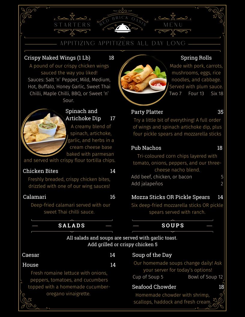 Menu photo 1