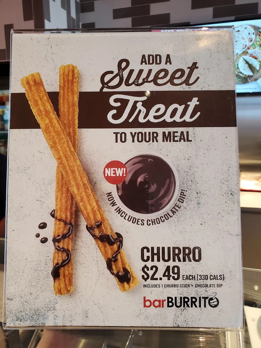 Menu, barBURRITO