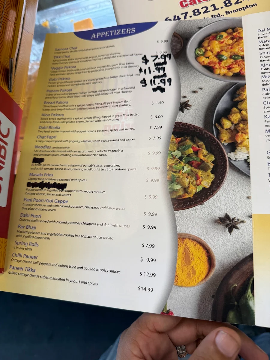Menu, Baba Foods Sweets & Snacks
