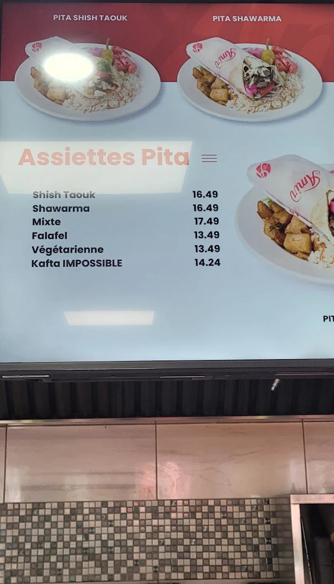 Menu, Amir