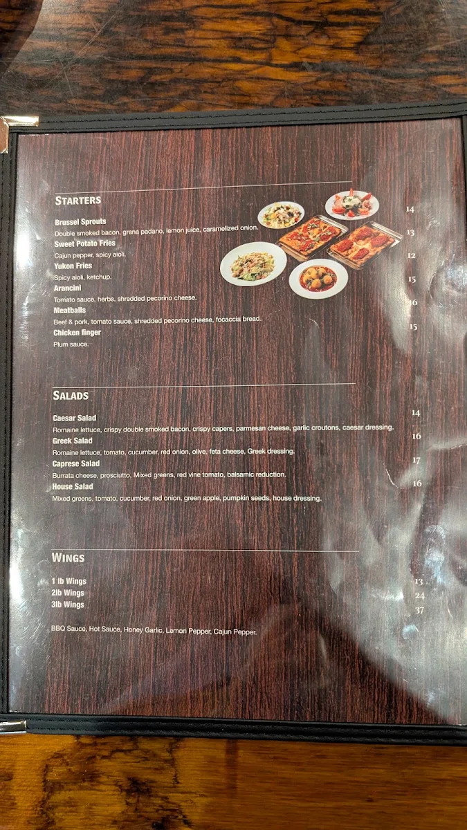 Menu, McMan Pizza (Detroit Style Pizza)