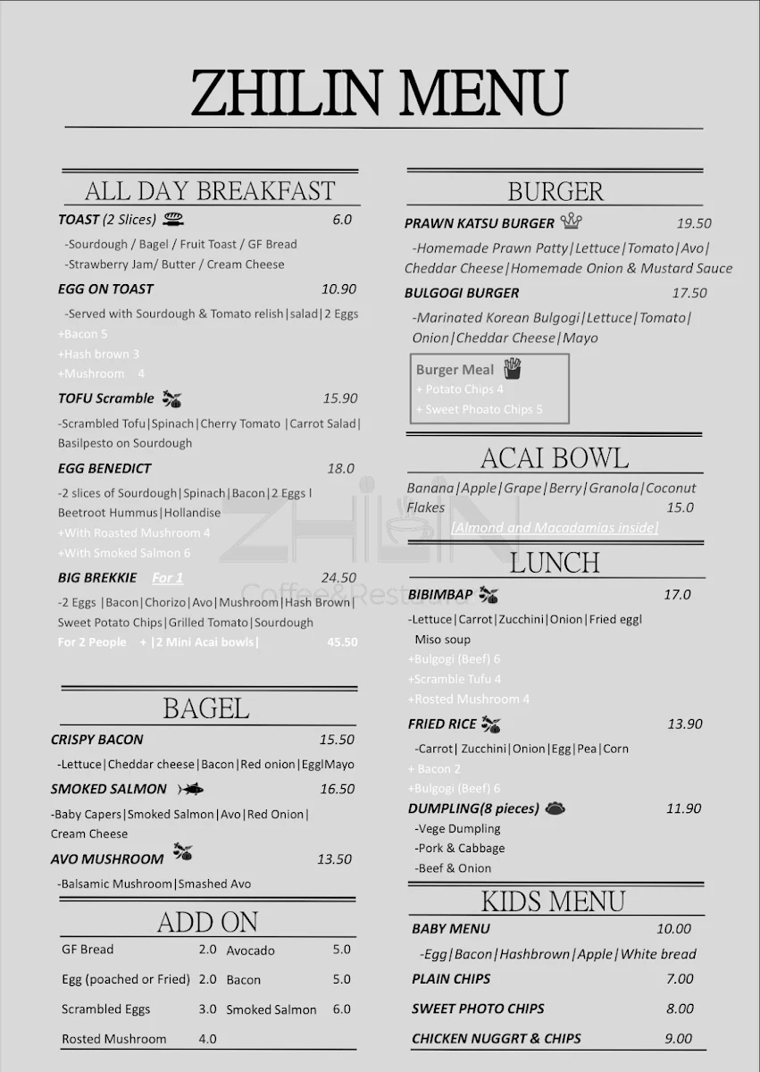 Menu photo 1