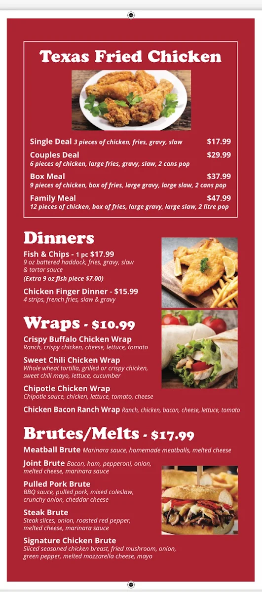 Menu, 𝓟𝓲𝔃𝔃𝓪 𝓑𝓾𝓻𝓰𝓮𝓻 𝓙𝓸𝓲𝓷𝓽