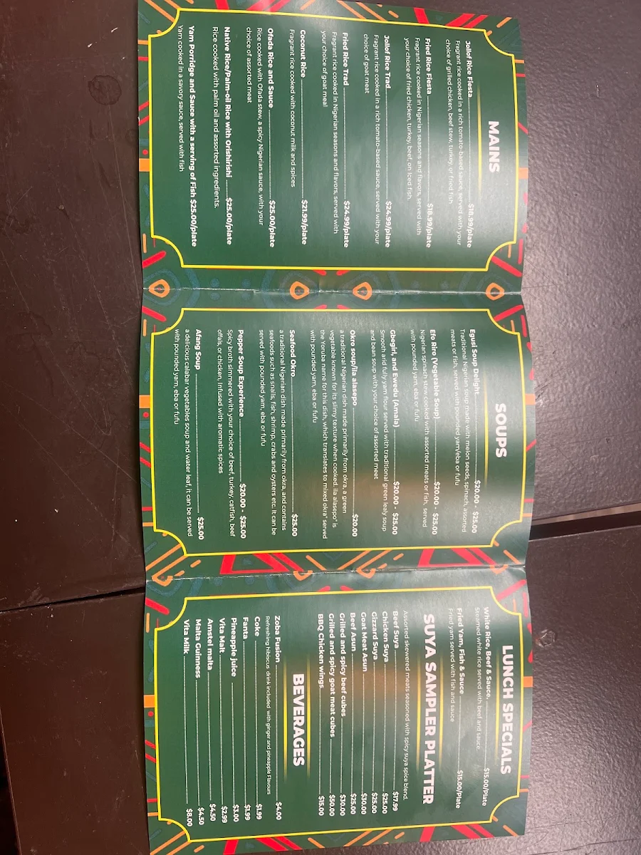 Menu photo 1