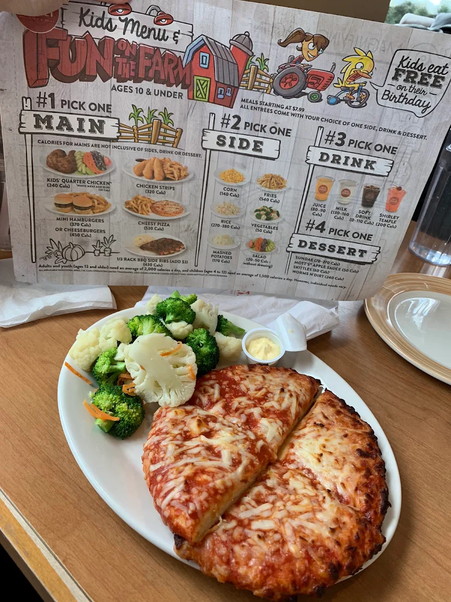 Menu, Swiss Chalet
