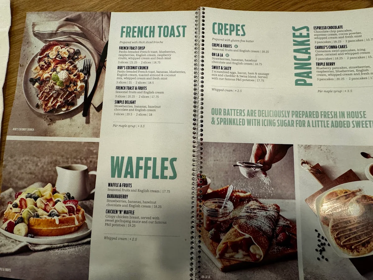 Menu, Pür & Simple
