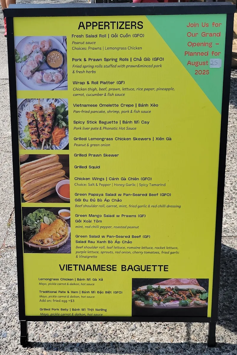 Menu, Phonatic Social Restaurant