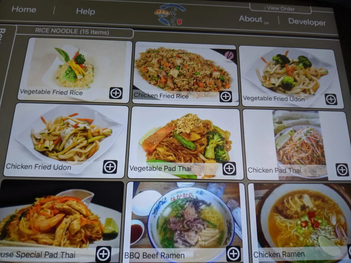 Menu, Beyond Sushi