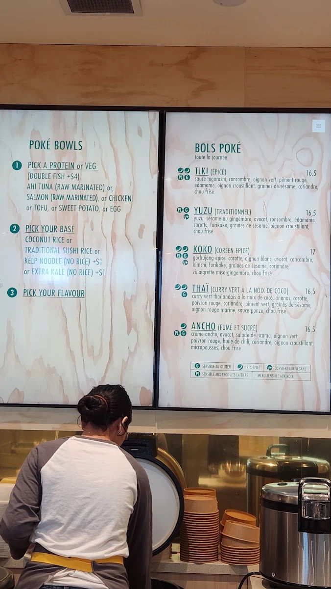 Menu, Hula Poke