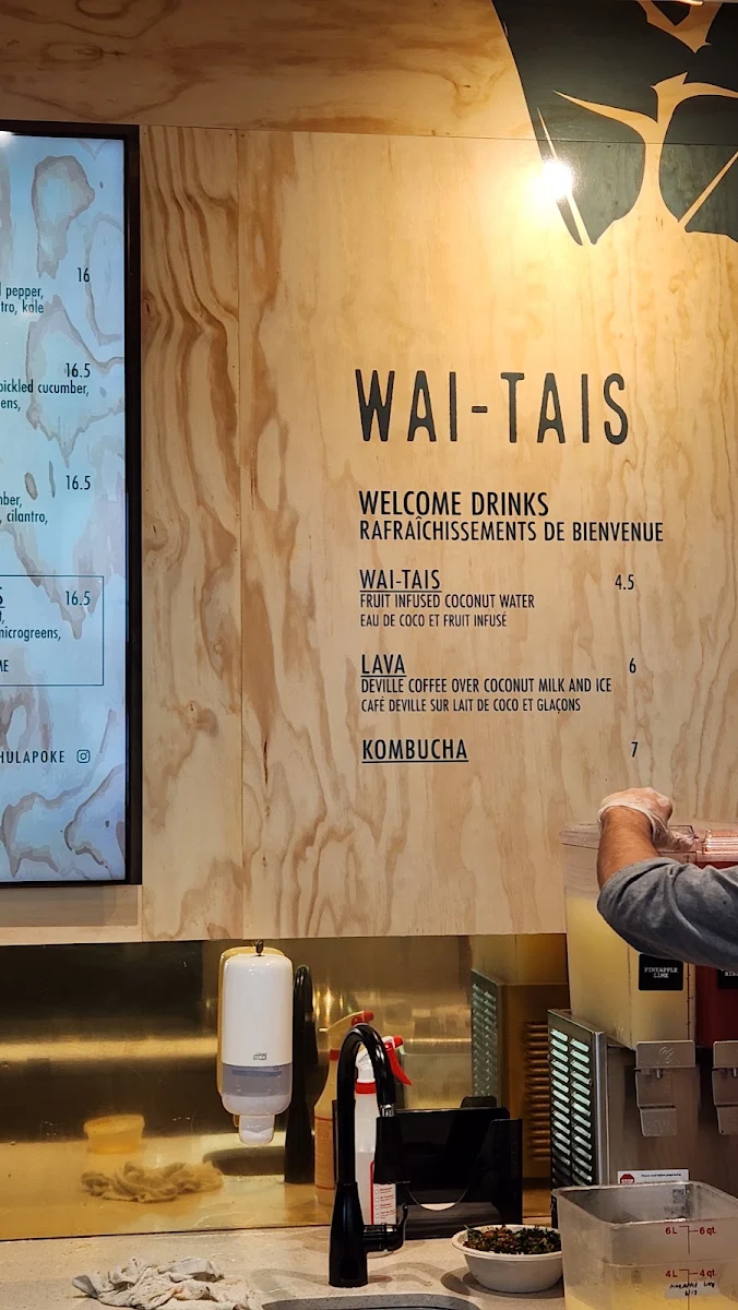 Menu, Hula Poke