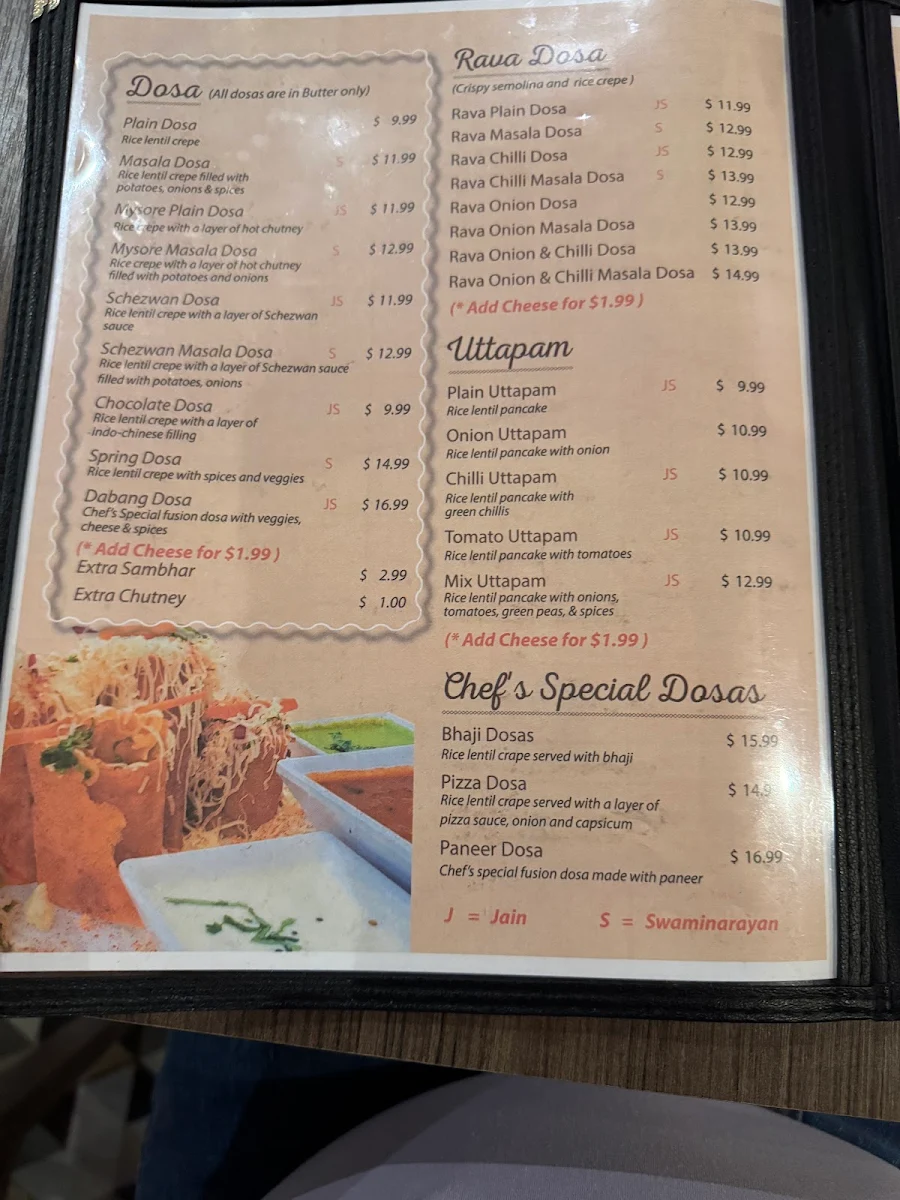 Menu, Honest Restaurant Etobicoke