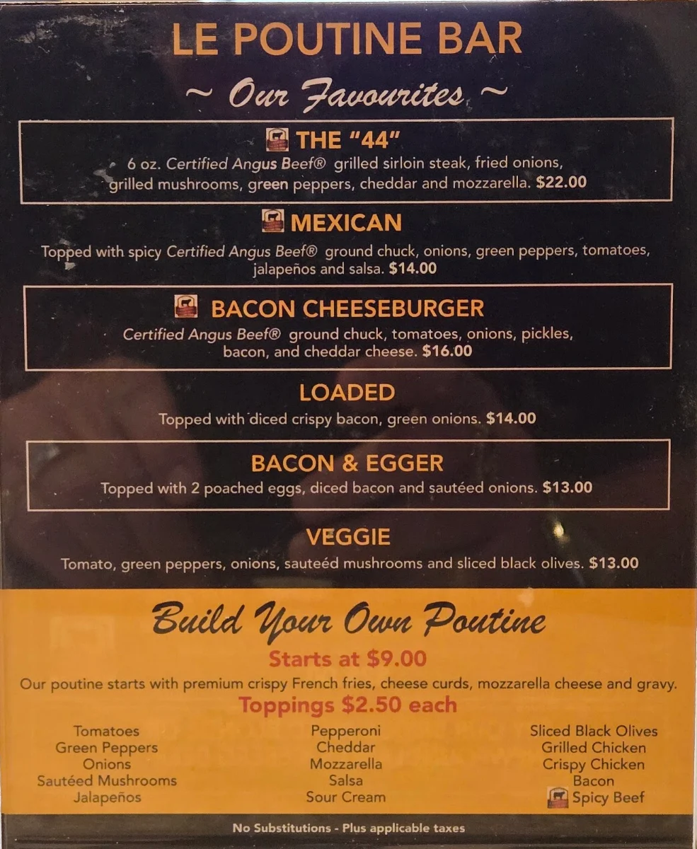 Menu, Headingley Grill Restaurant and Catering