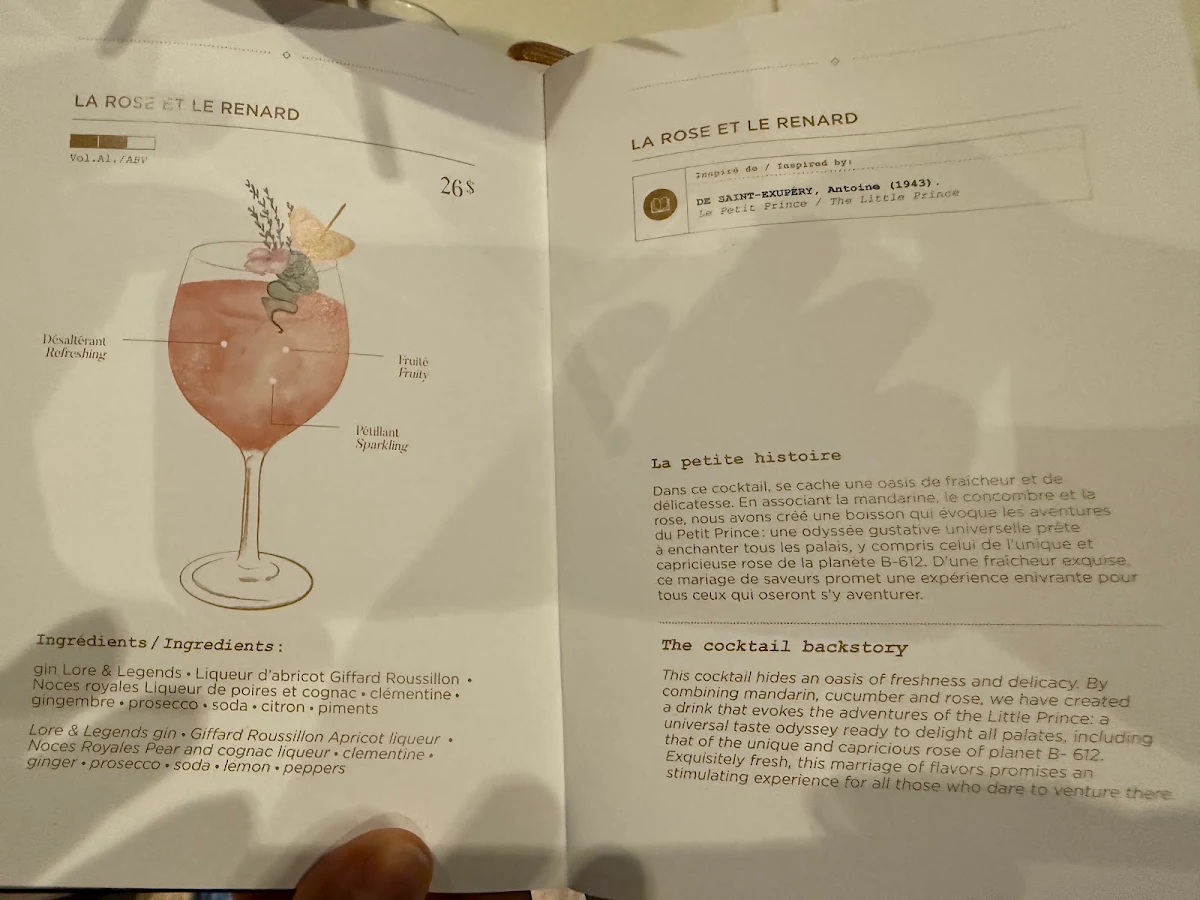 Menu, Bar 1608