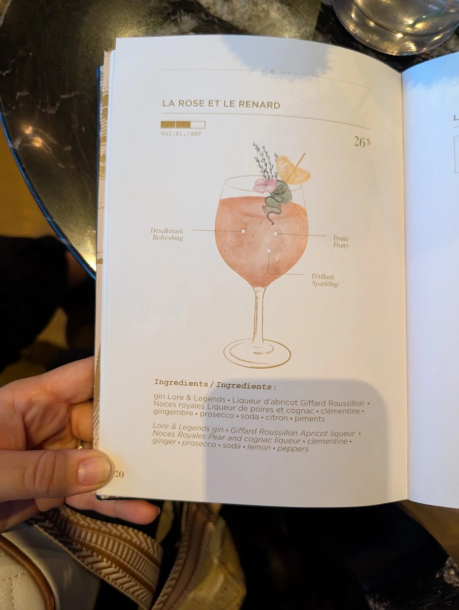 Menu, Bar 1608