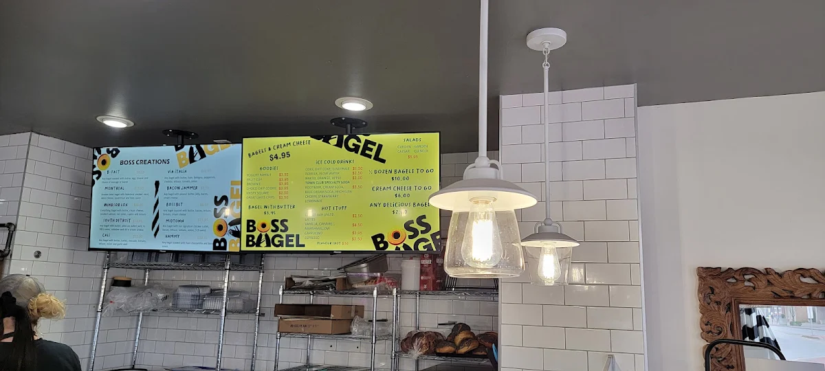 Menu, Boss Bagel