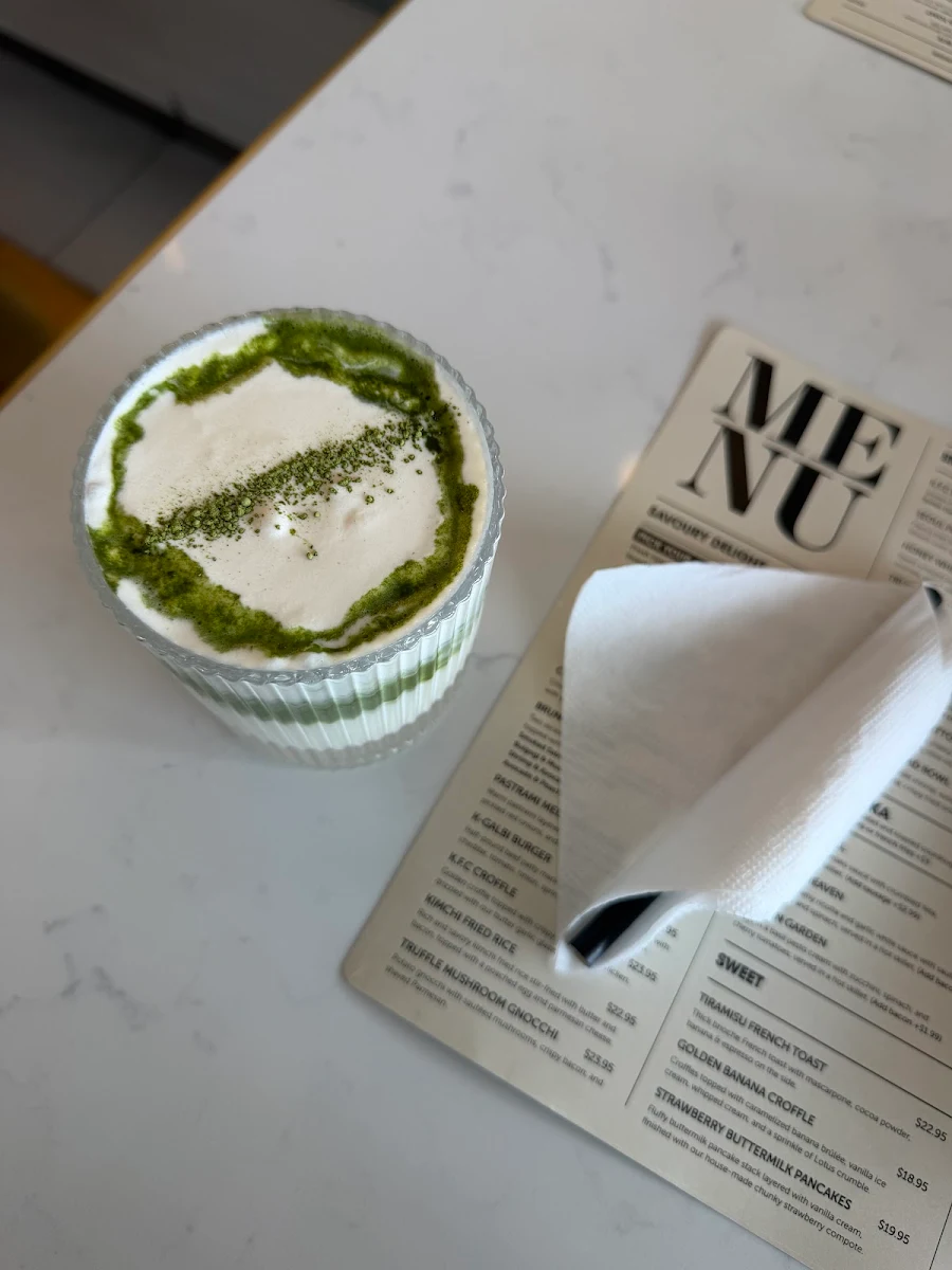 Menu, Cafe Atelier
