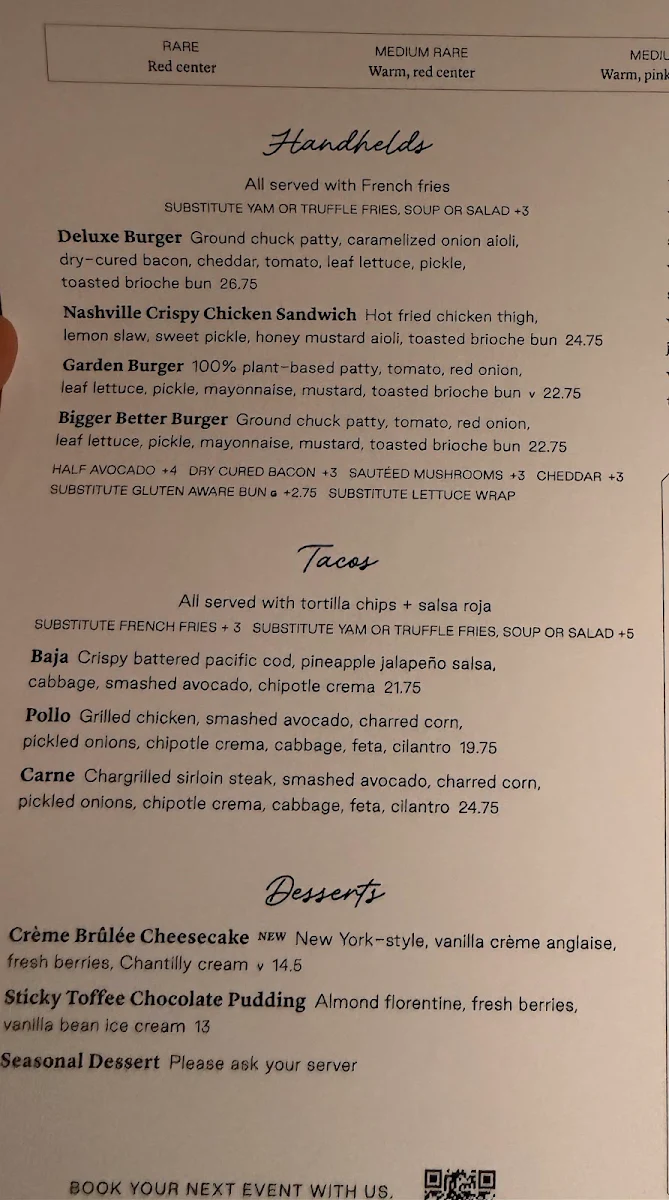 Menu, Earls Kitchen + Bar