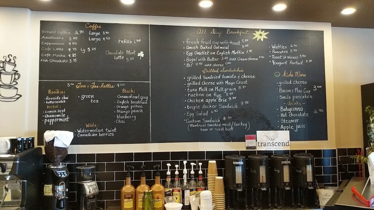 Menu, Jef's Café