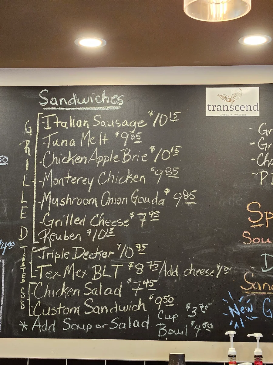 Menu, Jef's Café