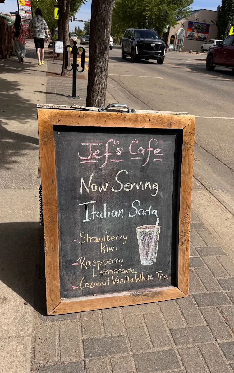 Menu, Jef's Café