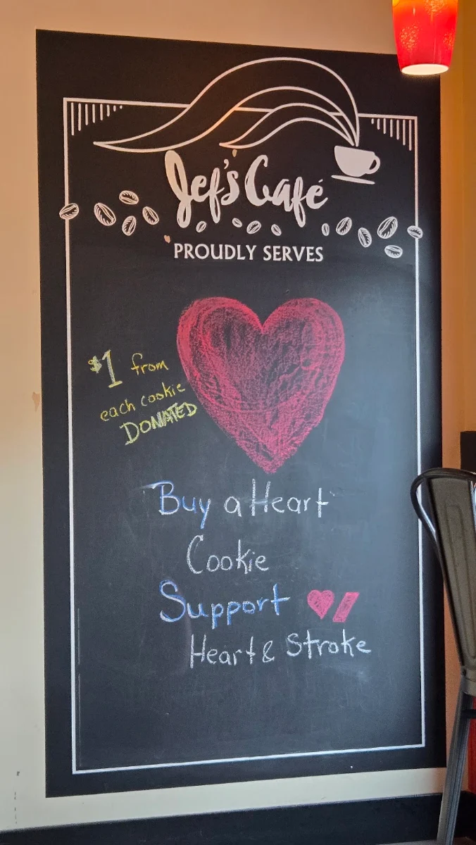 Menu, Jef's Café