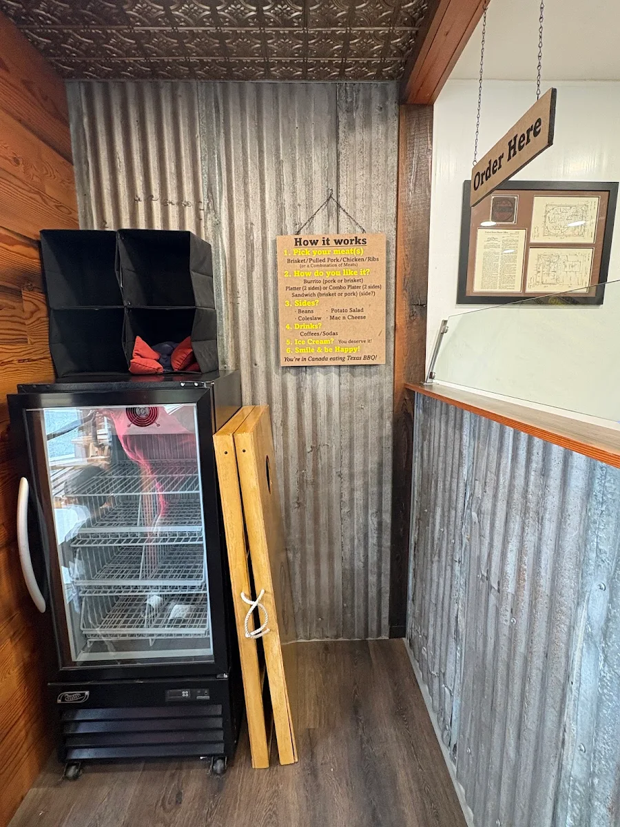 Menu, Texas Barbecue of Canada