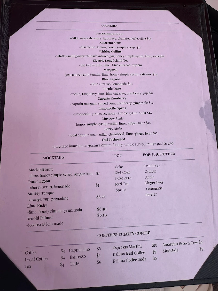 Menu photo 1