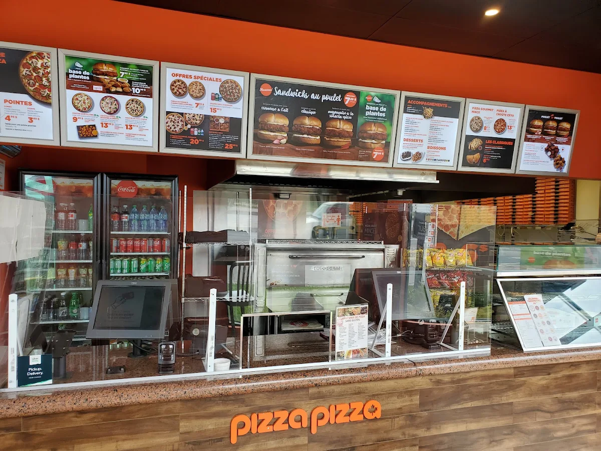 Menu, Pizza Pizza
