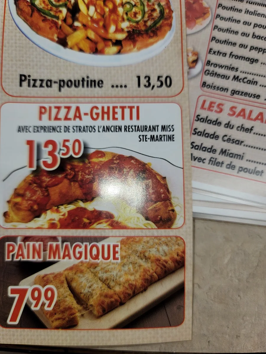 Menu, Pizza Miss Calgary - Pizza 2 pour 1