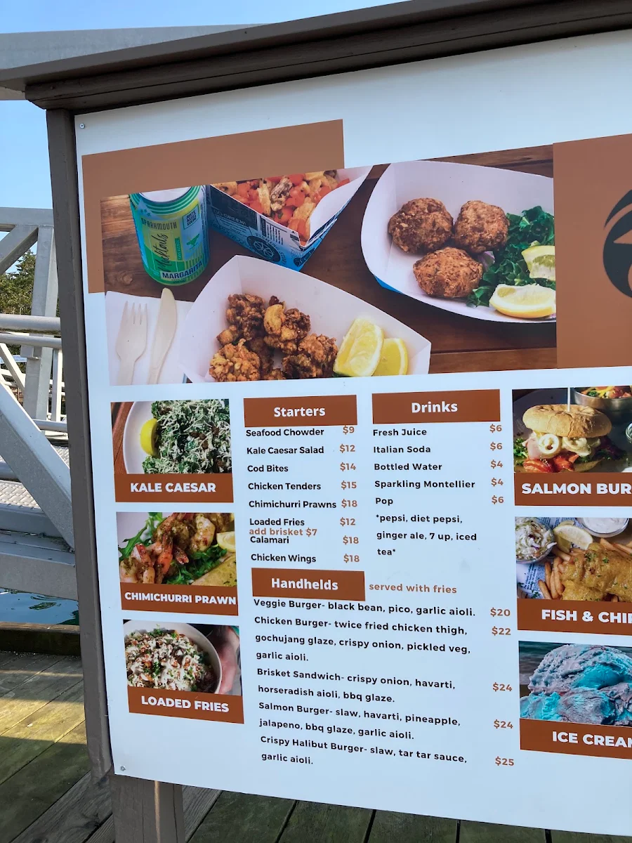 Menu, Newcastle Cafe
