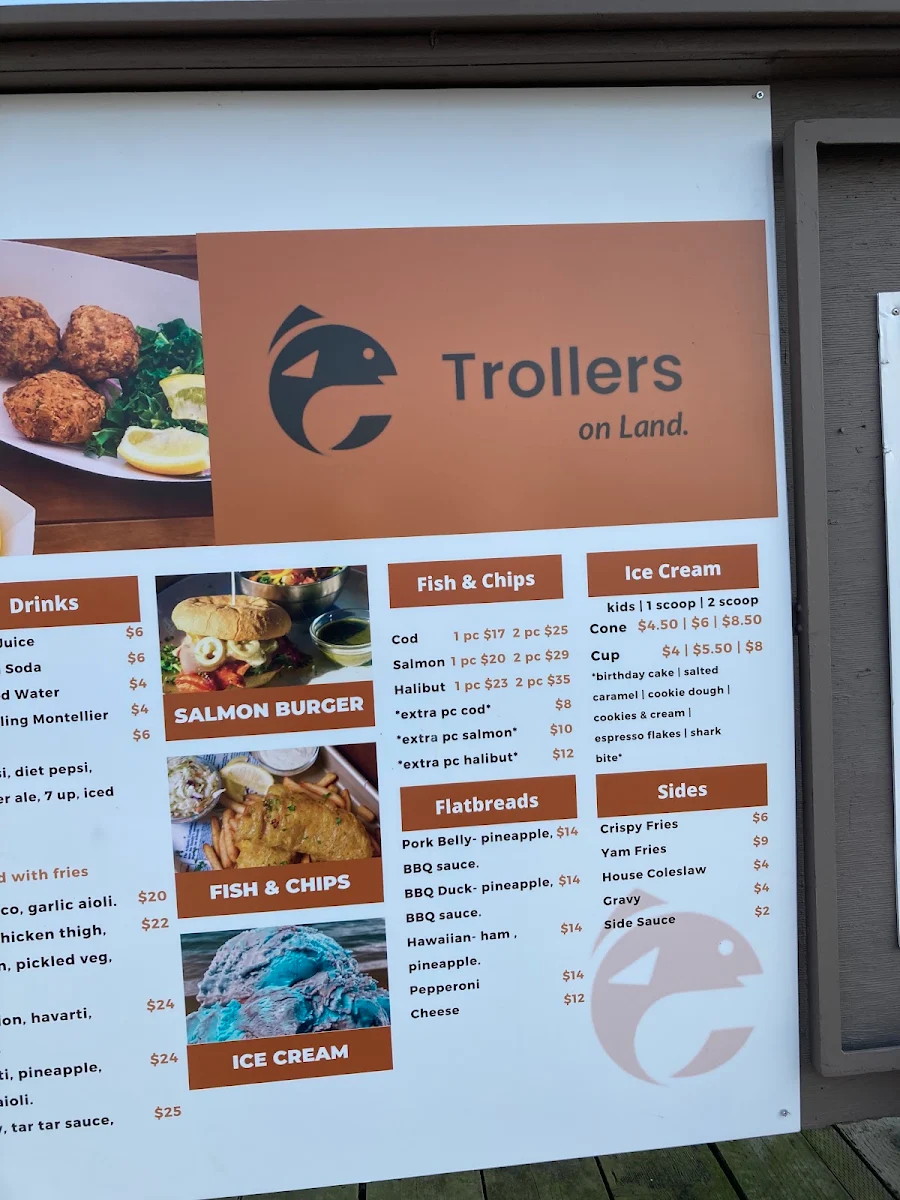 Menu, Newcastle Cafe