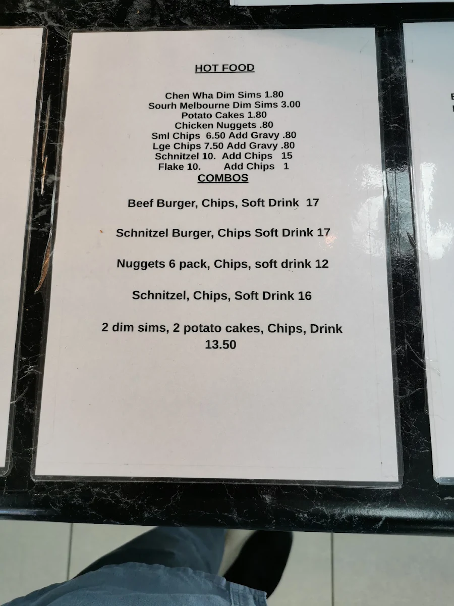 Menu, Industrie cafe