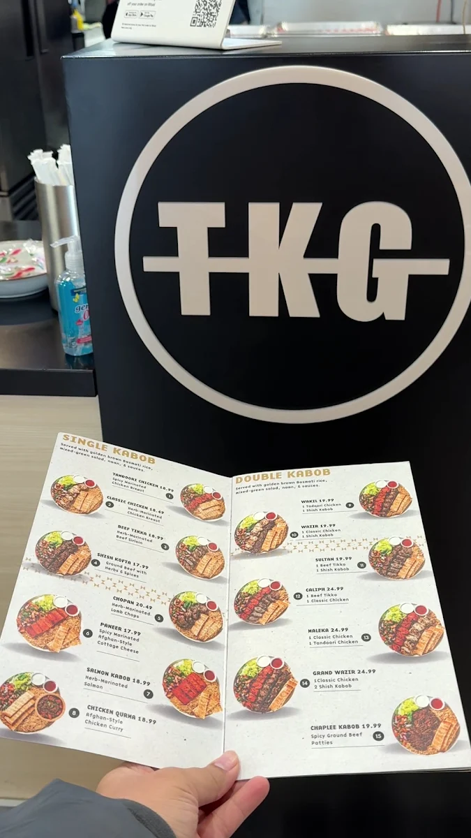 Menu, The Kabob Guys