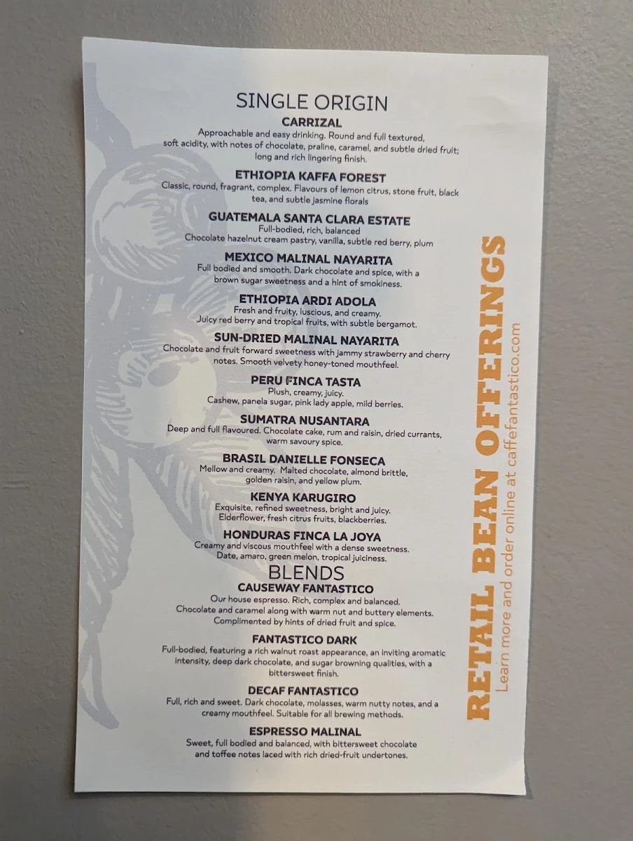 Menu, Tre Fantastico