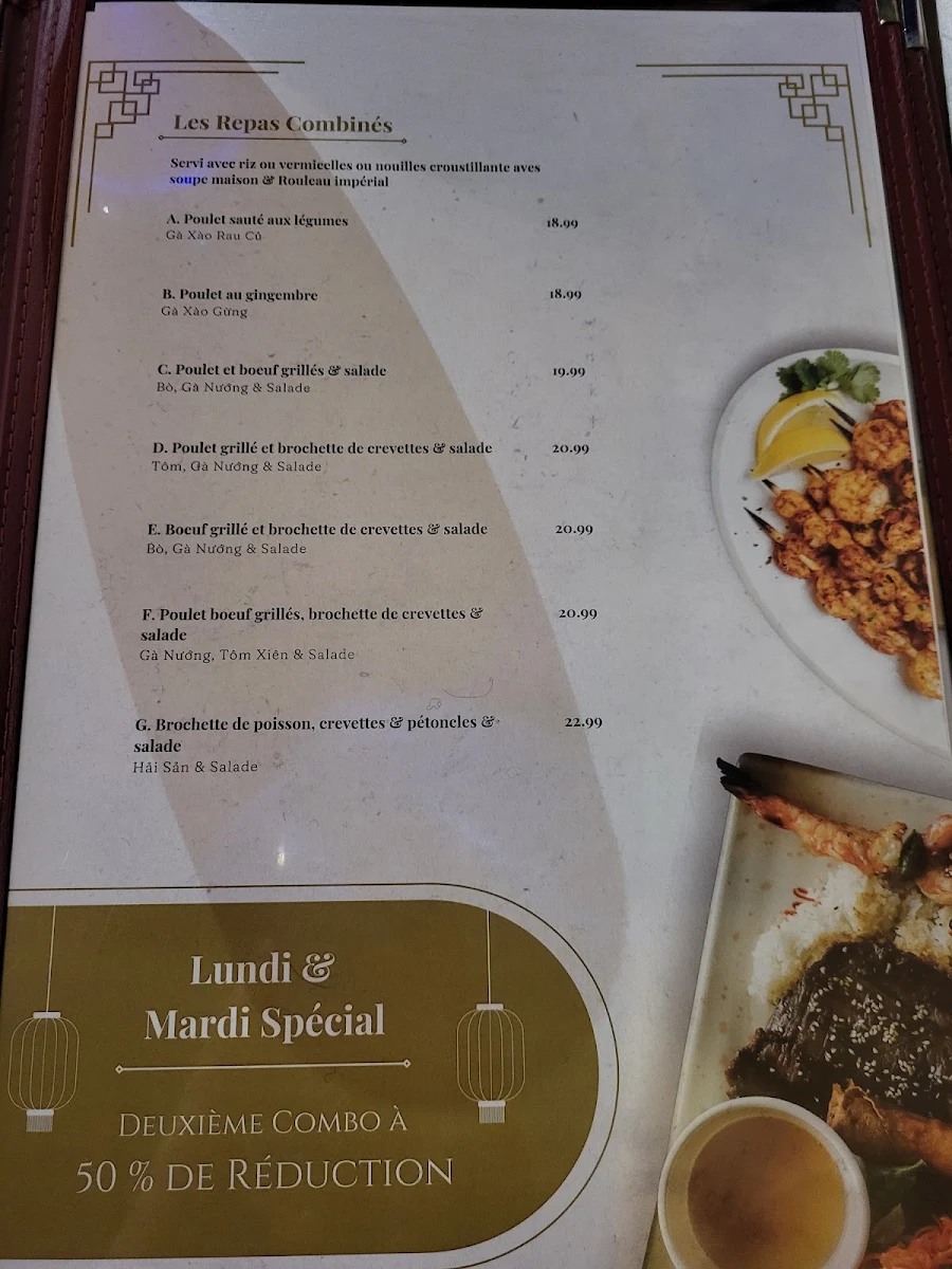 Menu, Pho Ha Noi