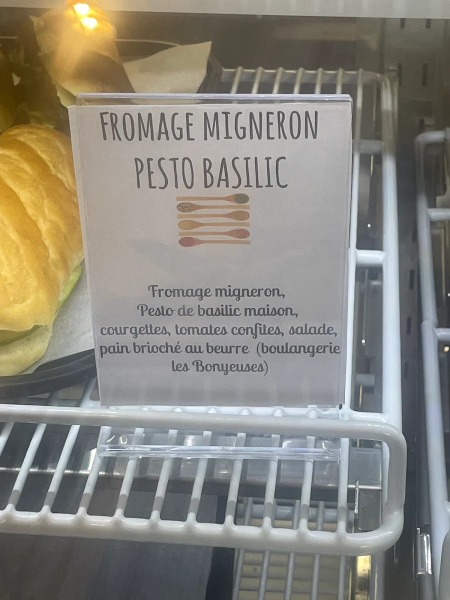 Menu, La p'tite Franquette