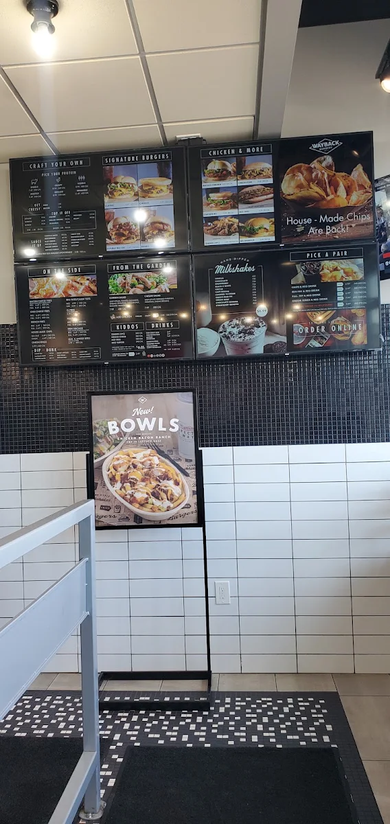 Menu, Wayback Burgers