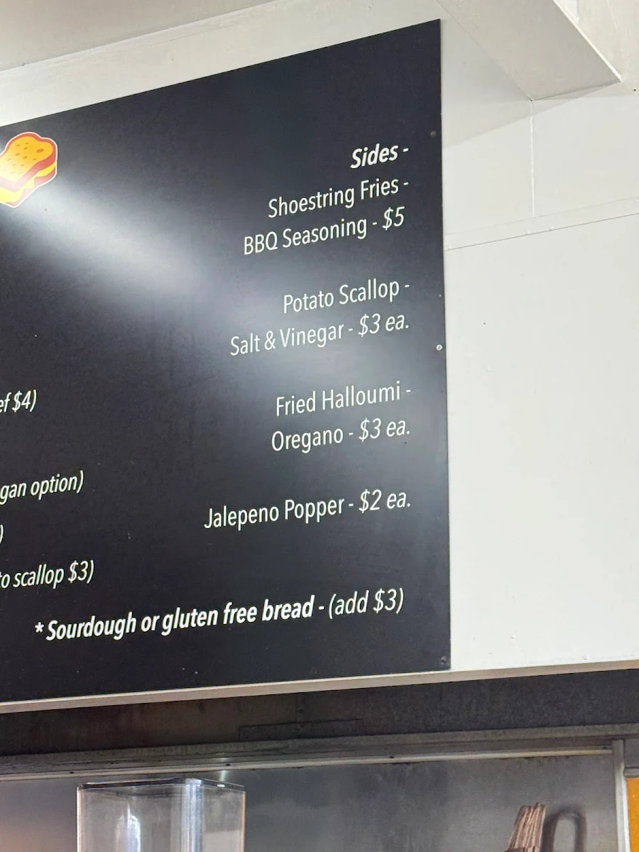 Menu, Melted Toasted Sandwich Emporium