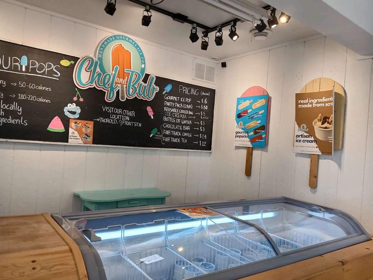 Menu, Chef and Bub Gourmet Popsicles + Ice Cream