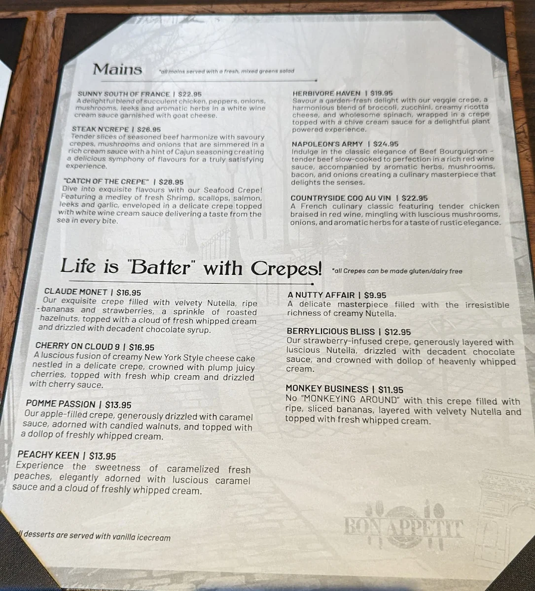 Menu photo 1
