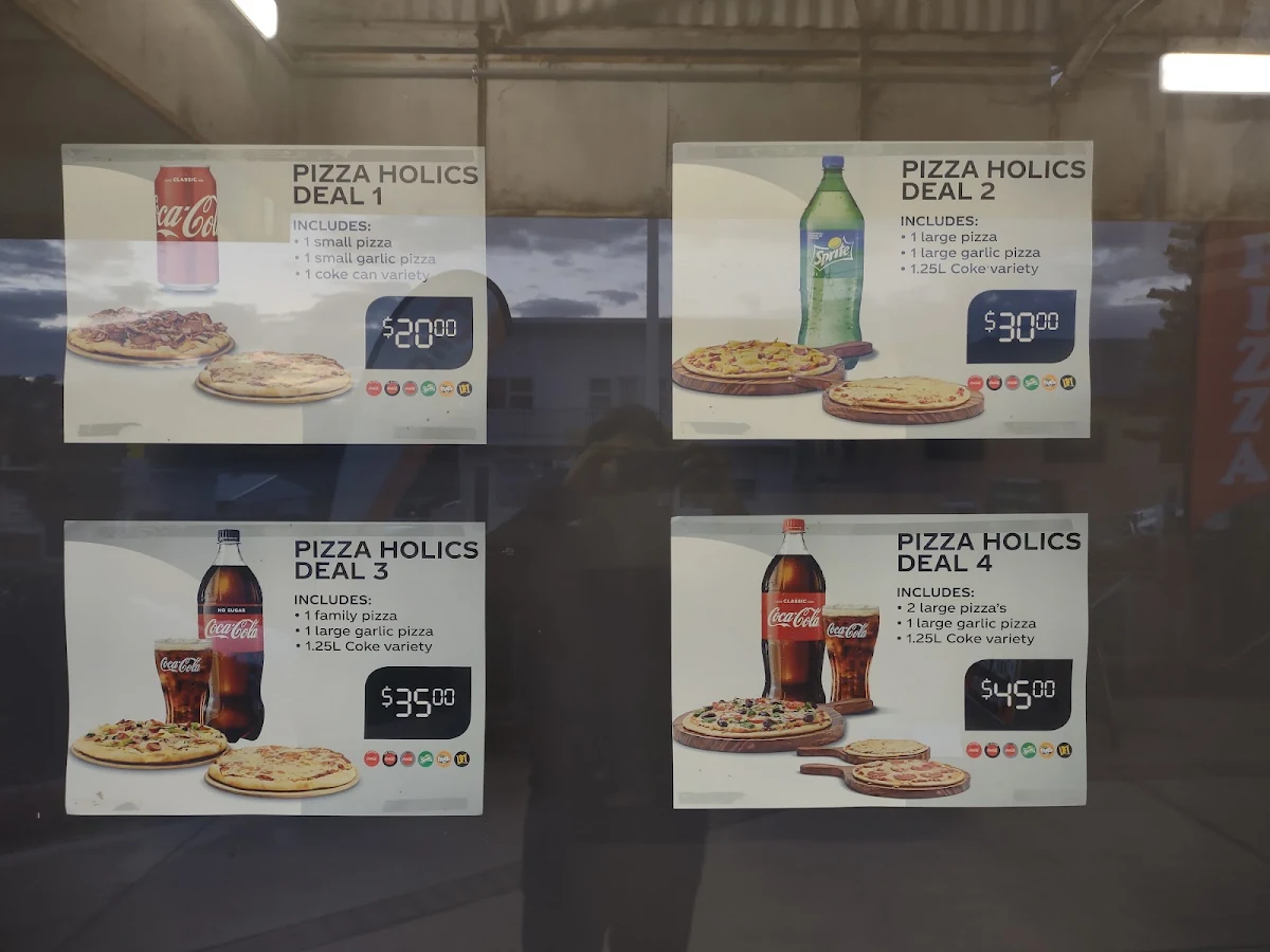 Menu, Pizza Holic Eden