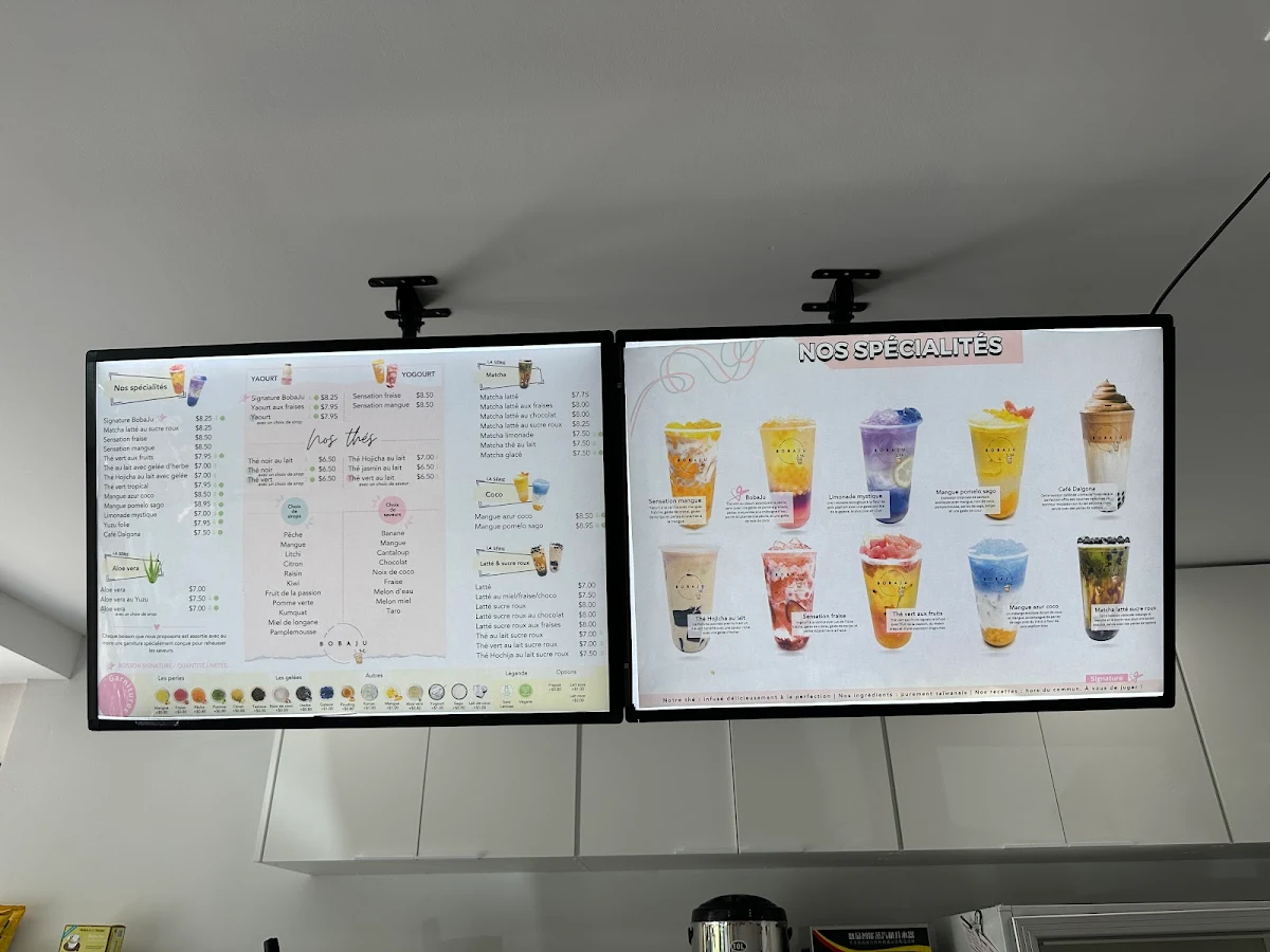 Menu, Les Thés BobaJu