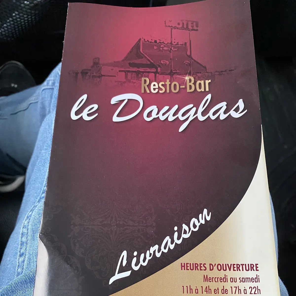 Menu, Resto-Bar le Douglas