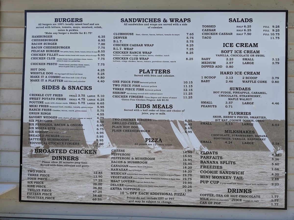 Menu, Hot 'n' Frosty
